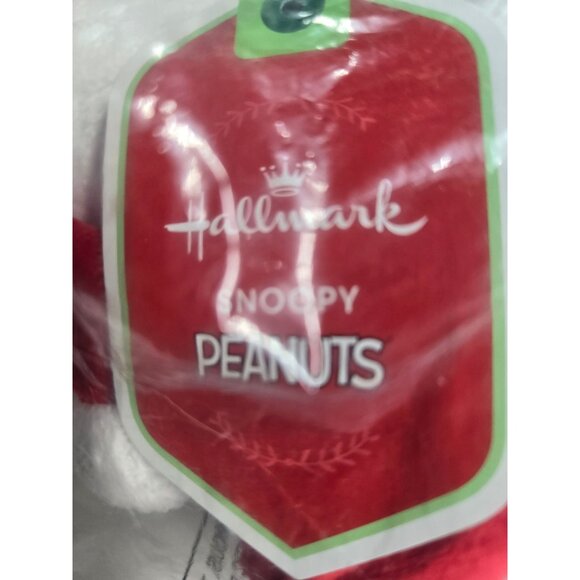 Hallmark Peanuts Snoopy Santa Plush Christmas Stuffed Animal - Picture 2 of 9